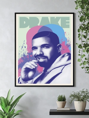 Drake цветной поп-арт - 4