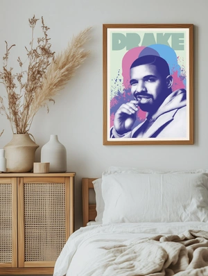 Drake цветной поп-арт - 5