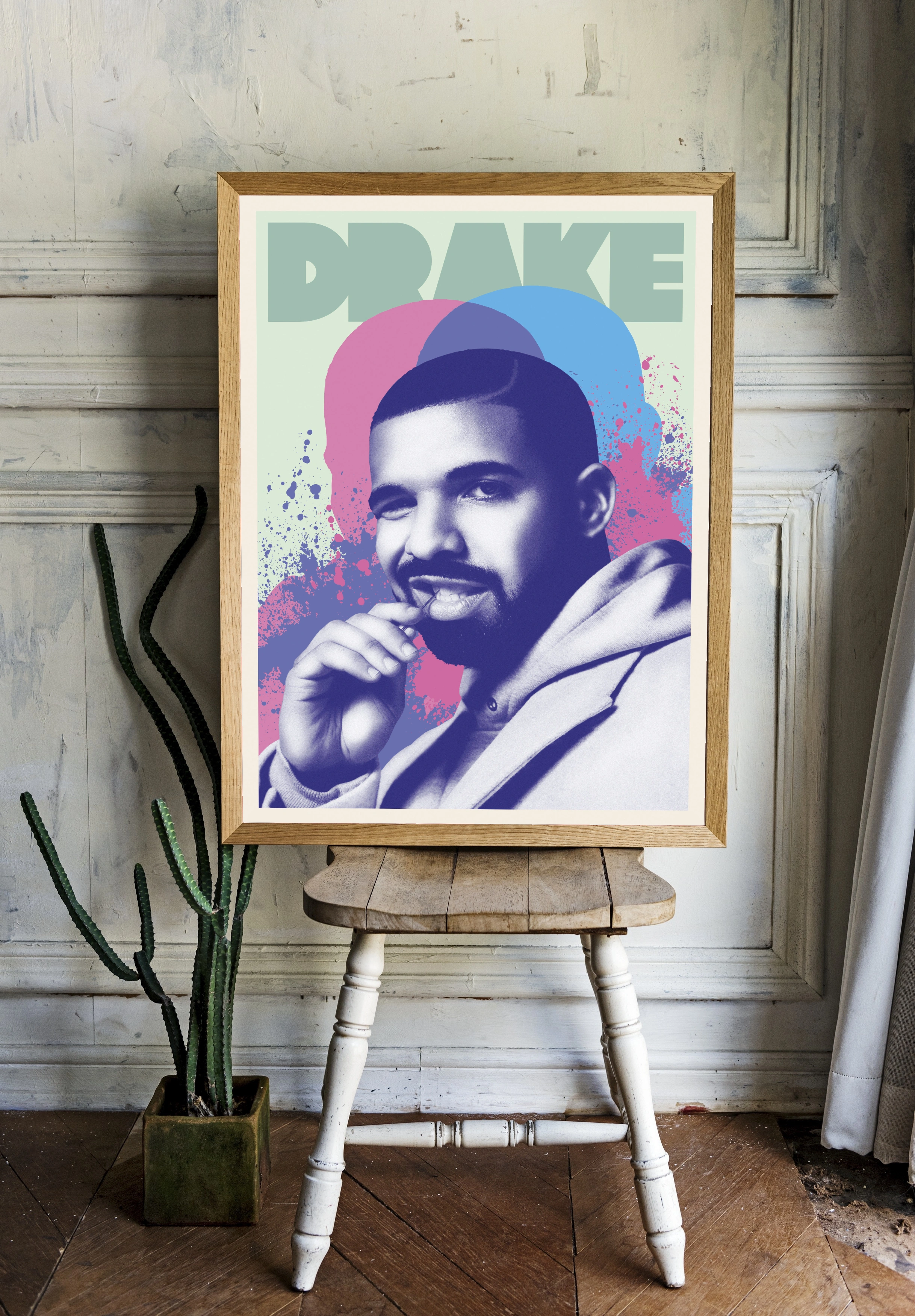 Drake цветной поп-арт - 2