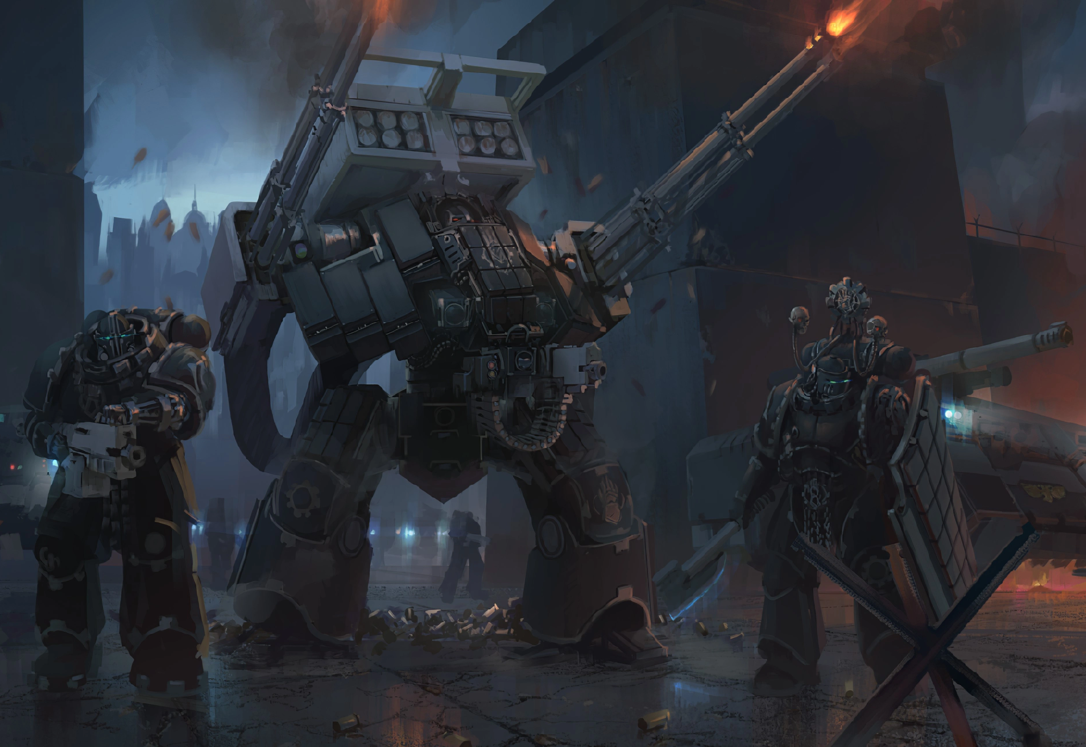 Warhammer — Тяжелая техника и атмосфера войны - 1