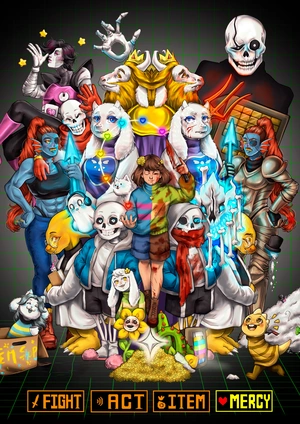 Undertale — Яркие герои - 1