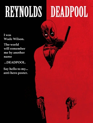 Deadpool в красно-чёрных тонах - 1