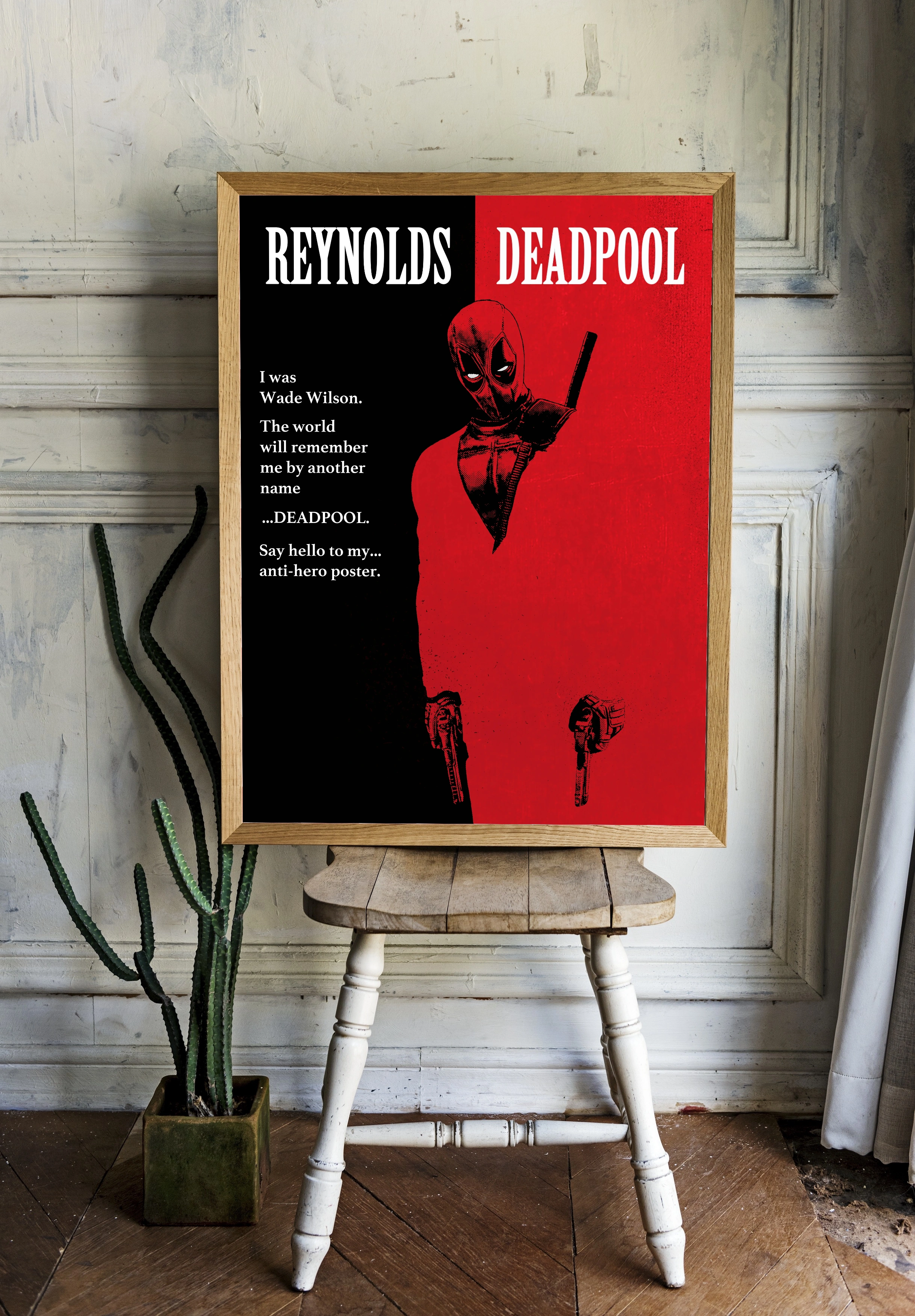 Deadpool в красно-чёрных тонах - 2