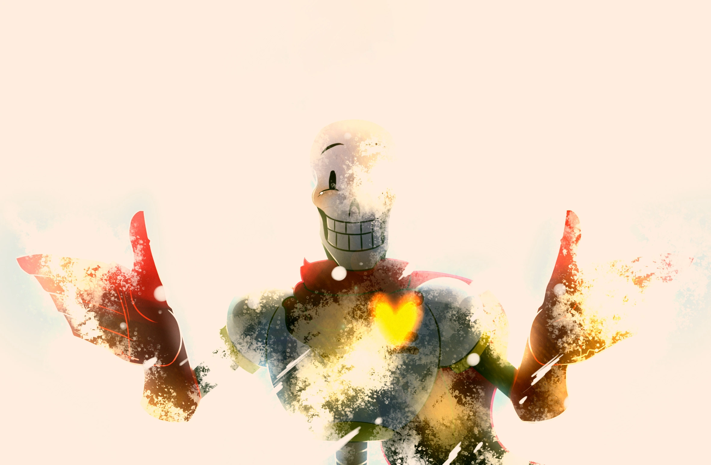 Undertale — Акварельный арт - 1