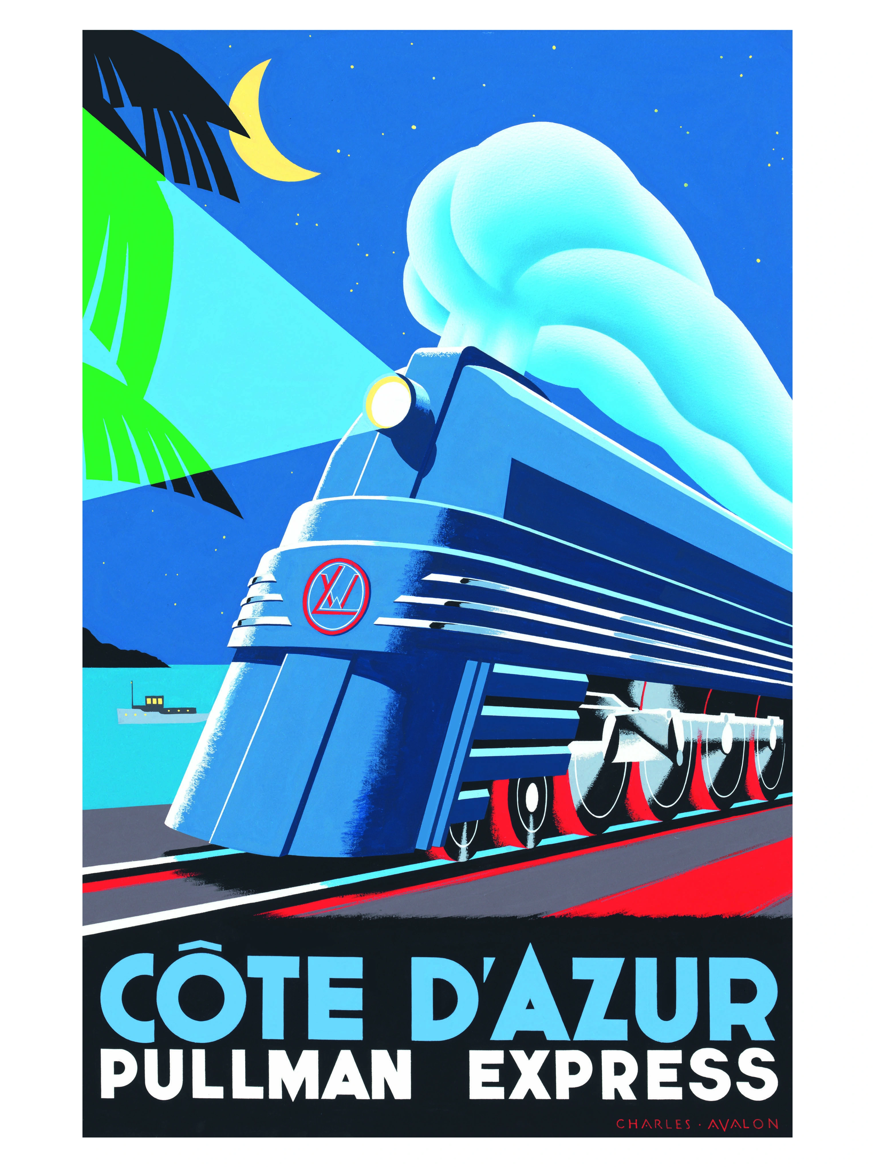 Cote dAzur — Транспортная реклама 1930-х годов - 1
