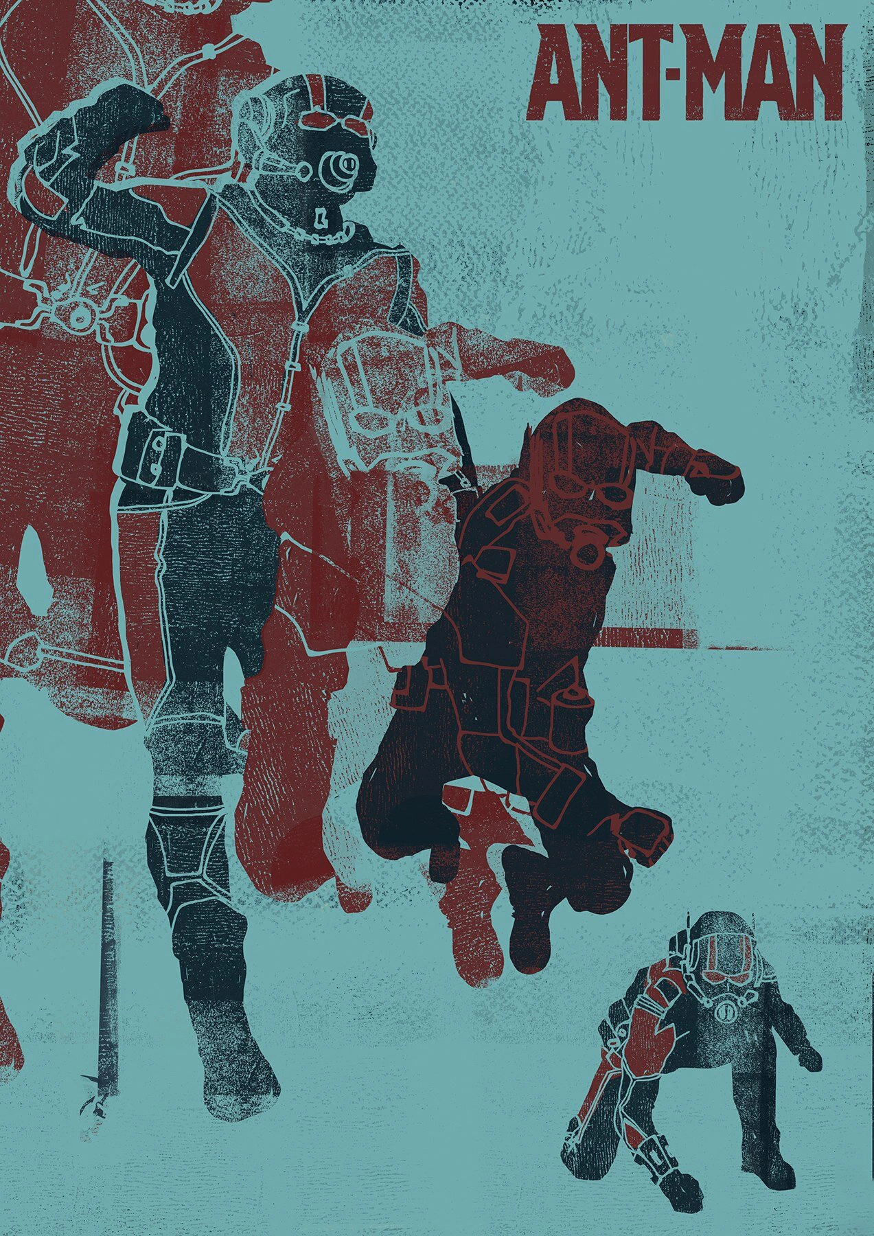 Ant-Man в стиле современного искусства - 1