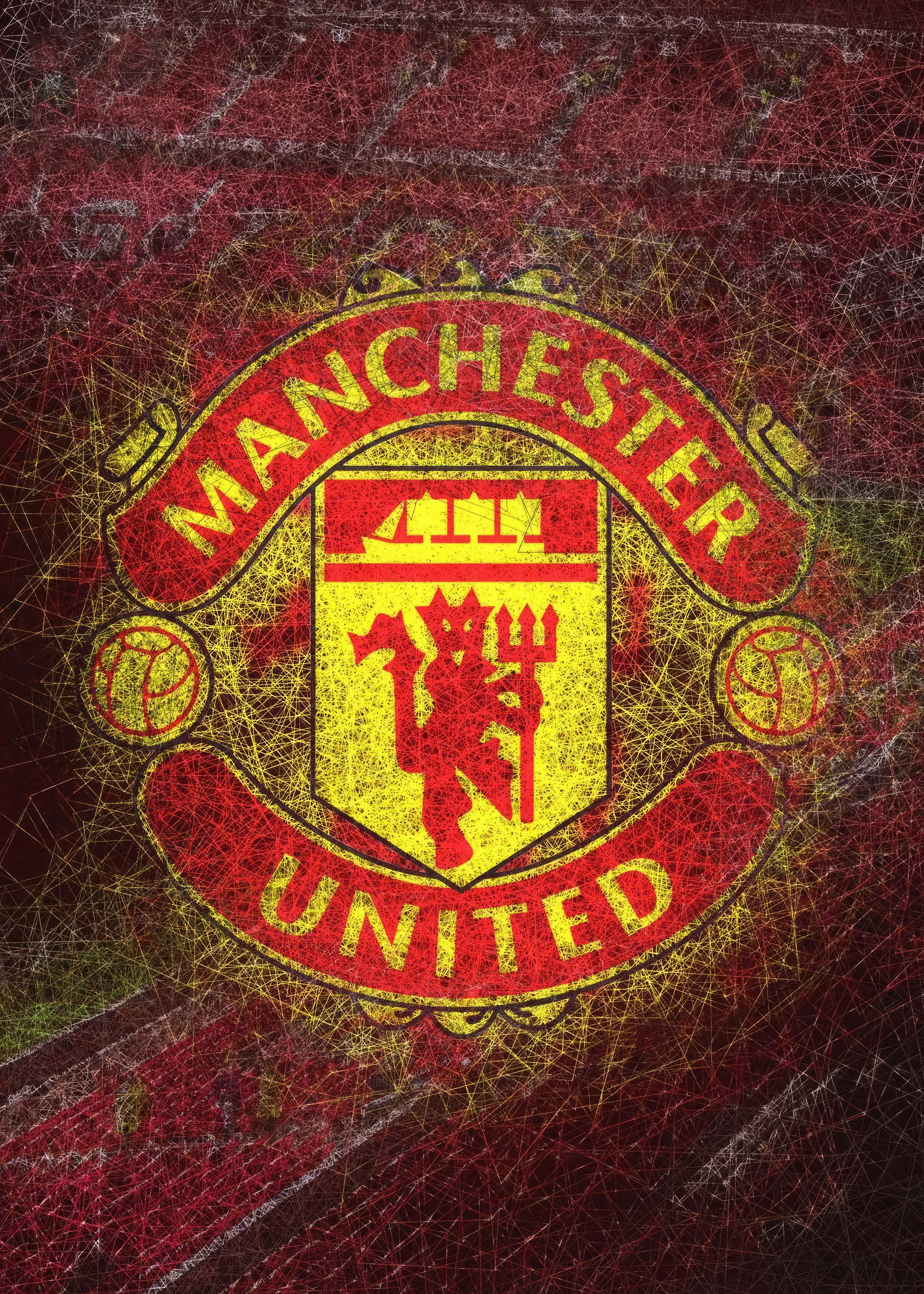 Manchester United в графическом стиле - 1