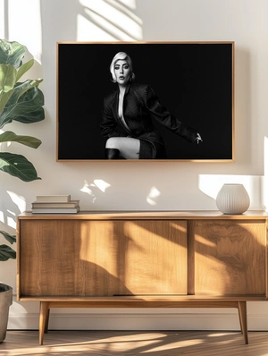 Lady Gaga — Чёрно-белая эстетика - 4