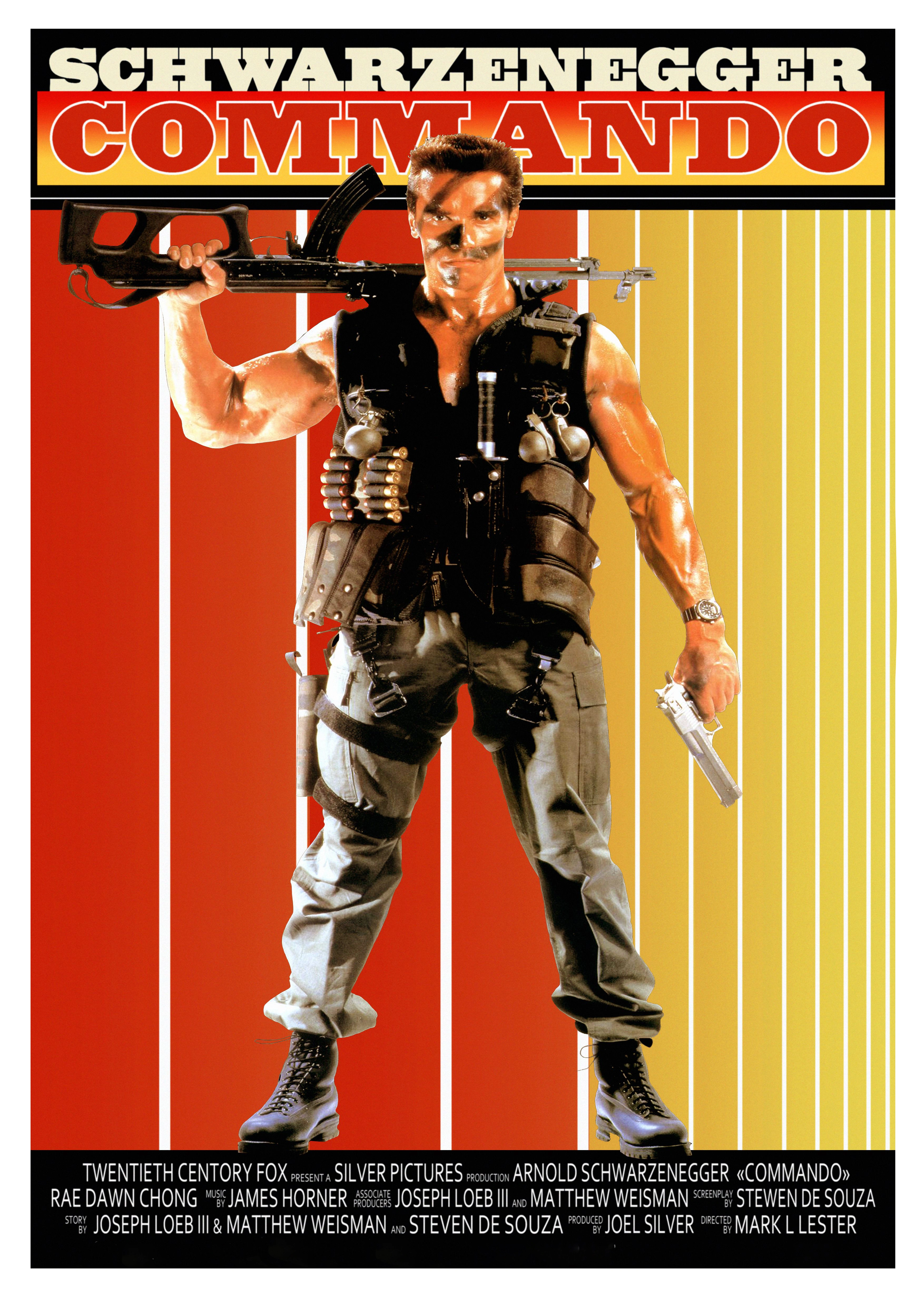 Арнольд Шварценеггер в фильме Коммандос - 1
