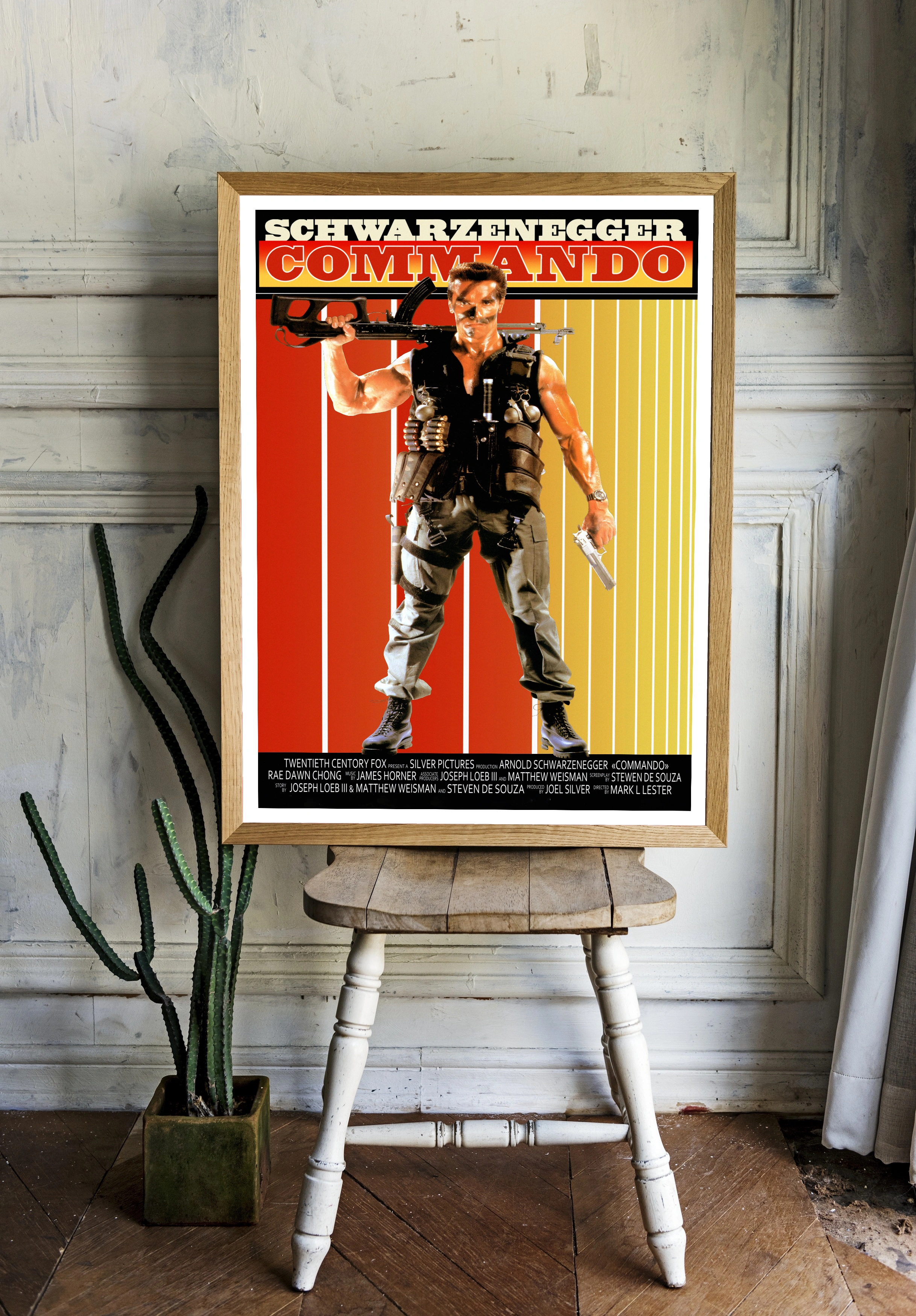 Арнольд Шварценеггер в фильме Коммандос - 2