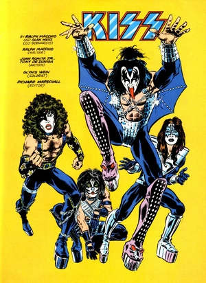 KISS — Легендарные рокеры в стиле комикс - 1