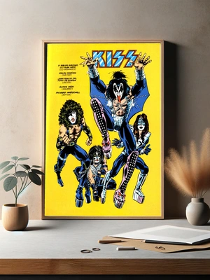KISS — Легендарные рокеры в стиле комикс - 3