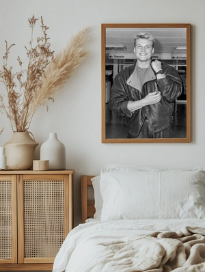 Дольф Лундгрен в кожаной куртке - 5