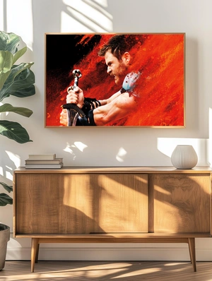 Тор в ярости с красным акцентом - 4