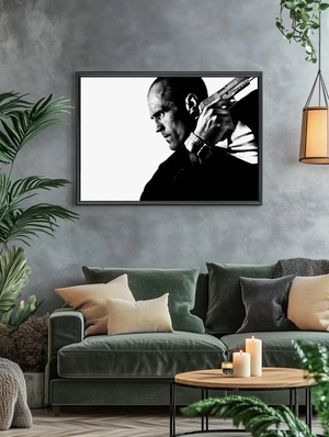 Джейсон Стэтхэм в чёрно-белом стиле - 5