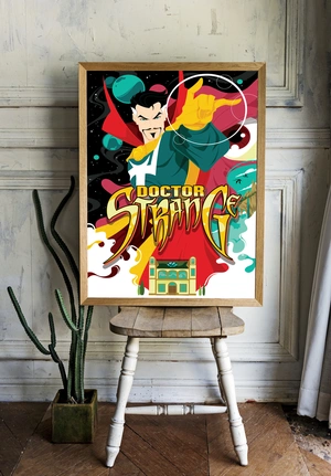 Доктор Стрэндж в ярких крассках - 2