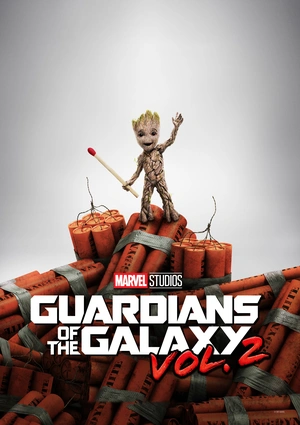 Маленький Грут стоит на куче динамита - 1