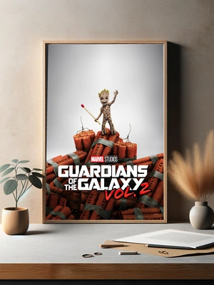 Маленький Грут стоит на куче динамита - 3