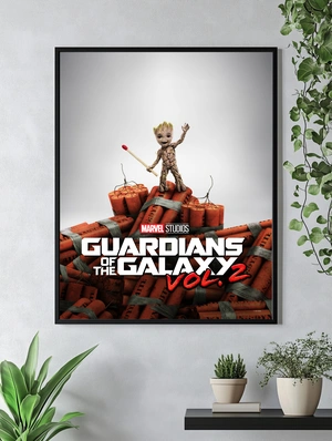 Маленький Грут стоит на куче динамита - 4