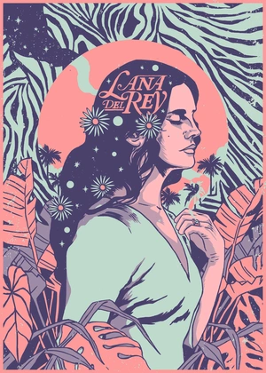 Lana Del Rey — Тропический арт - 1