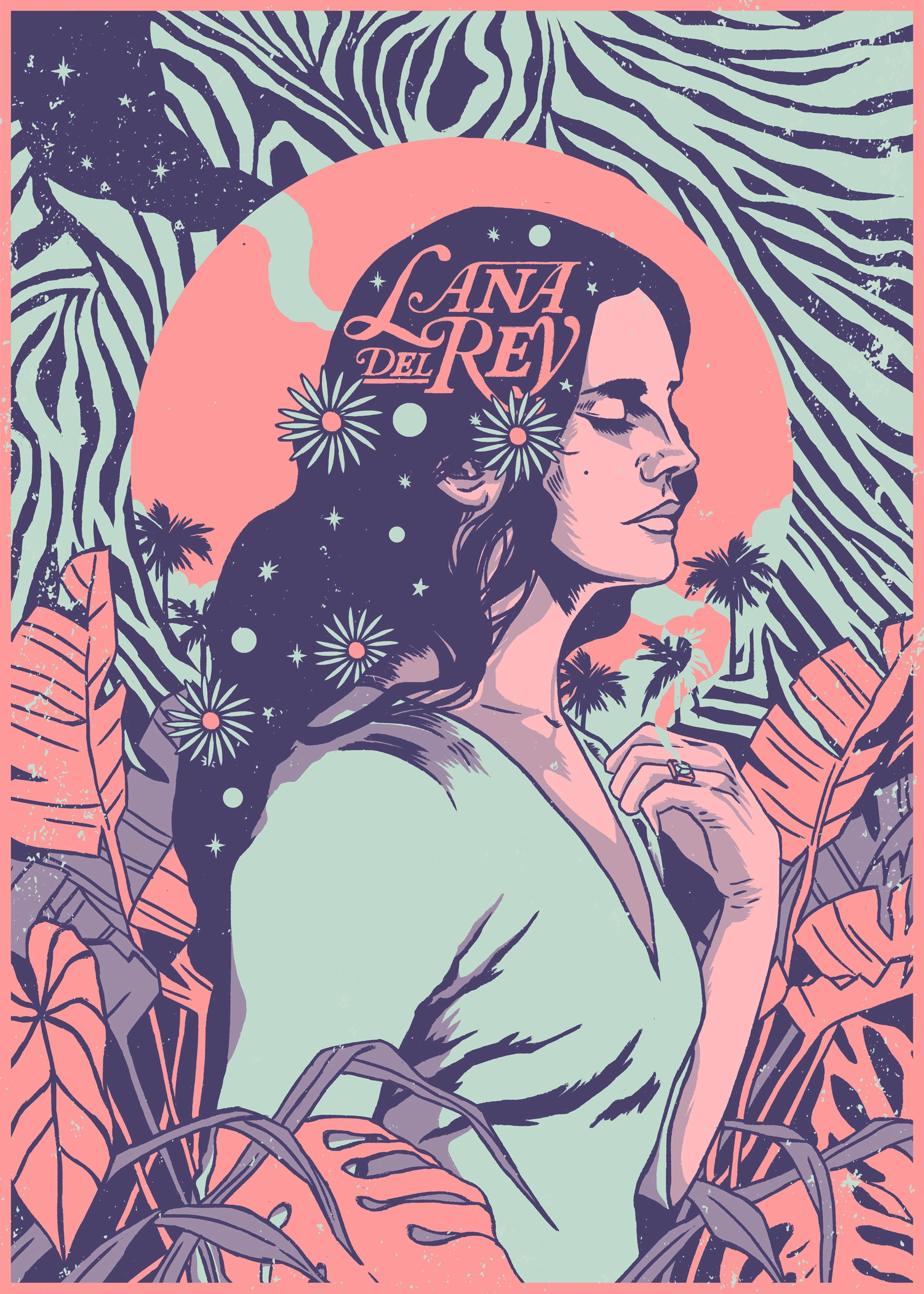 Lana Del Rey — Тропический арт - 1