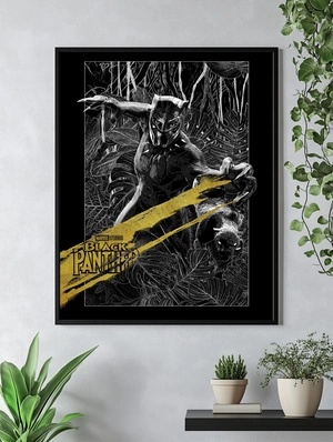 Black Panther на фоне джунглей - 4