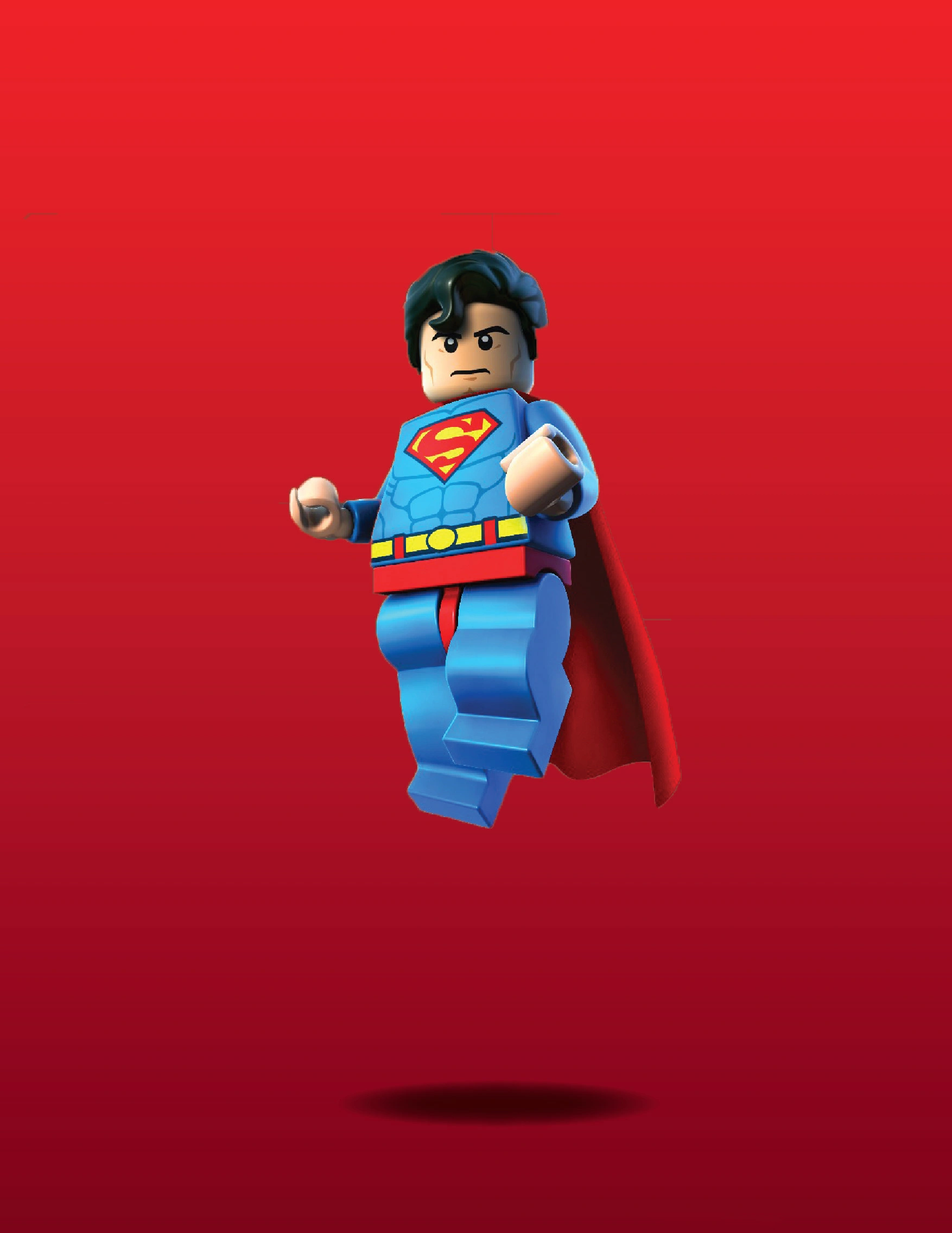 Супермен Lego в динамике - 1