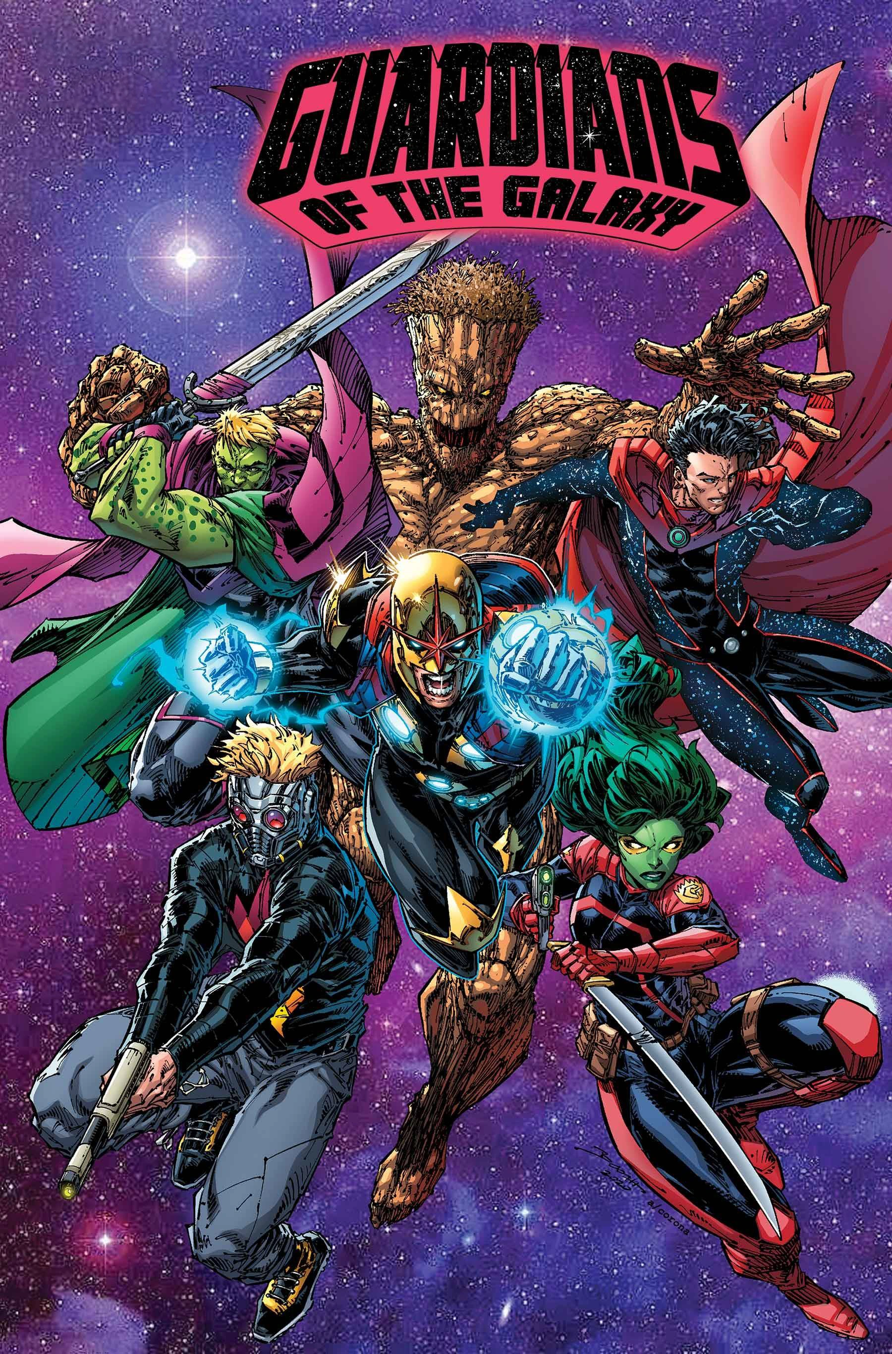 Стражи Галактики в яркой композиции - 1