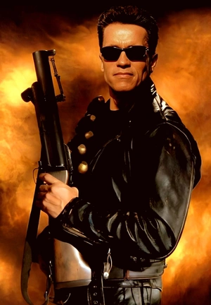 Мощный образ Арнольда с оружием - 1