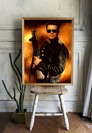 Мощный образ Арнольда с оружием - 2