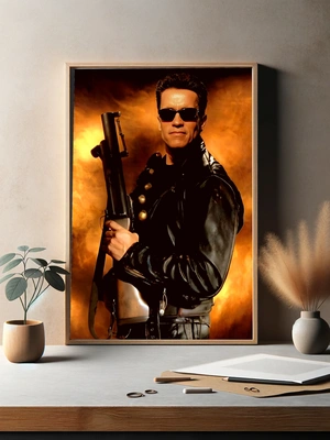 Мощный образ Арнольда с оружием - 3