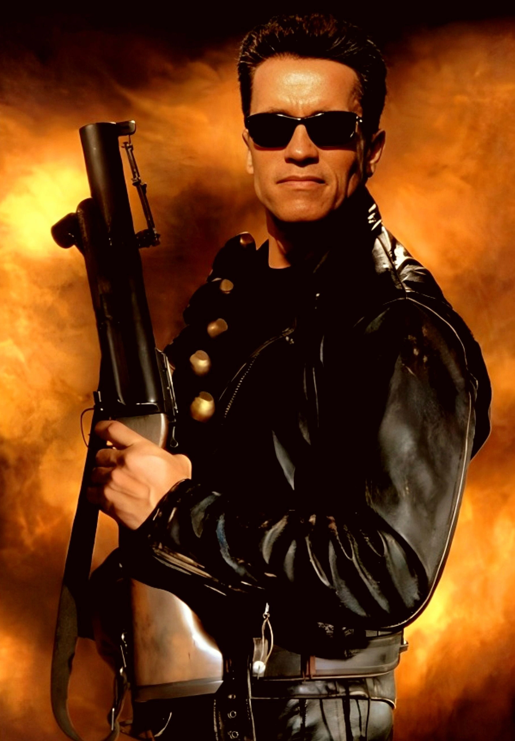 Мощный образ Арнольда с оружием - 1