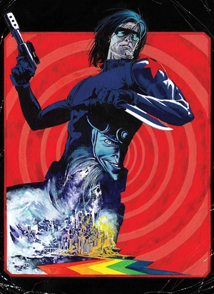 Зимний солдат на красном фоне - 1