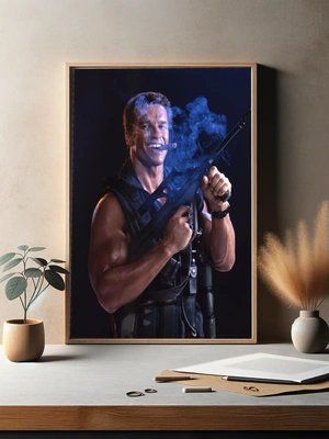 Арнольд Шварценеггер с сигарой и оружием - 3