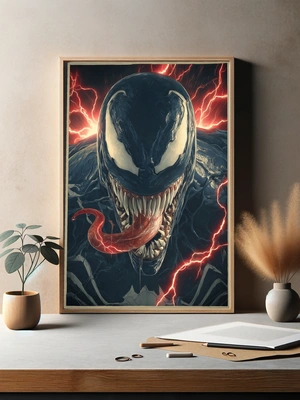 Веном в темных тонах с красным акцентом - 3