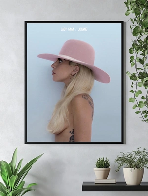 Lady Gaga в розовой шляпе - 4