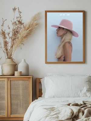 Lady Gaga в розовой шляпе - 5
