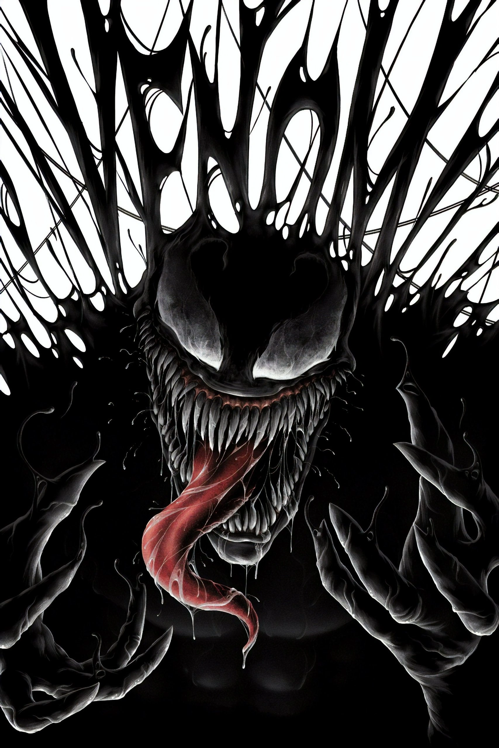 Веном — Тёмный монстр с красным языком - 1