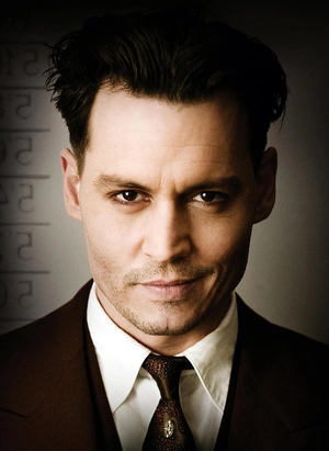 Портрет Джонни Деппа с элегантным шармом - 1