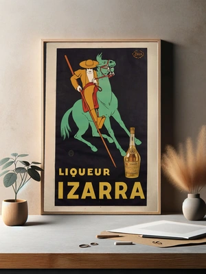 Izarra Liqueur — Всадник в желтом костюме - 3