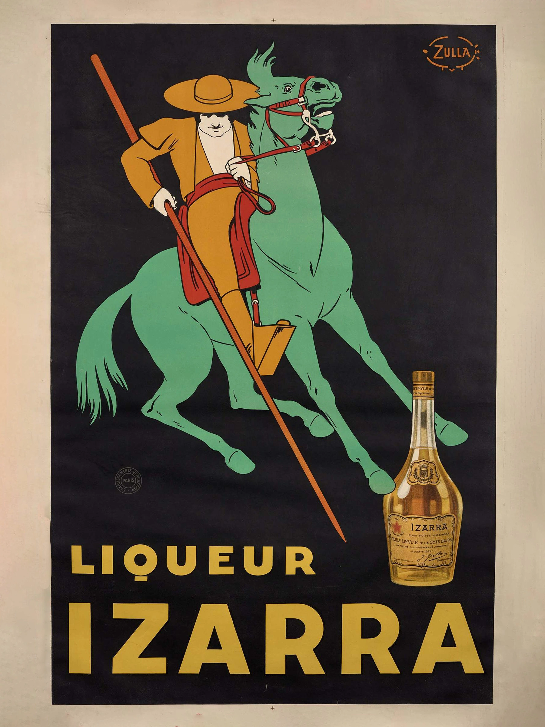 Izarra Liqueur — Всадник в желтом костюме - 1