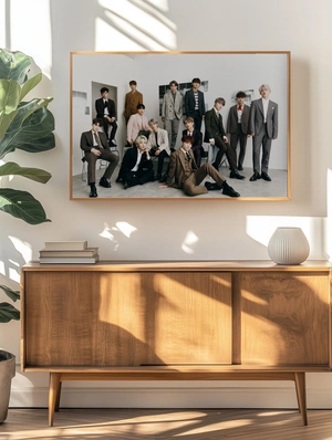 Группа SEVENTEEN в классическом стиле - 4