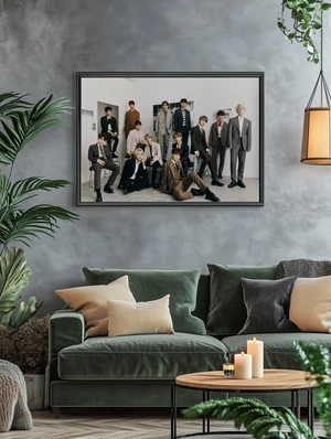 Группа SEVENTEEN в классическом стиле - 5