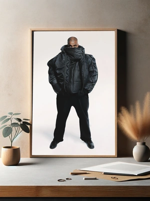 Модный портрет Kanye West - 3