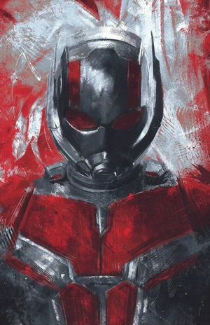 Человек-муравей в динамике красного и серого - 1