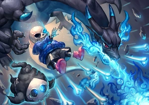 Undertale — Бой с огненным драконом - 1