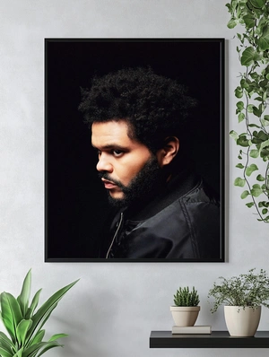 Портрет The Weeknd в профиль - 4