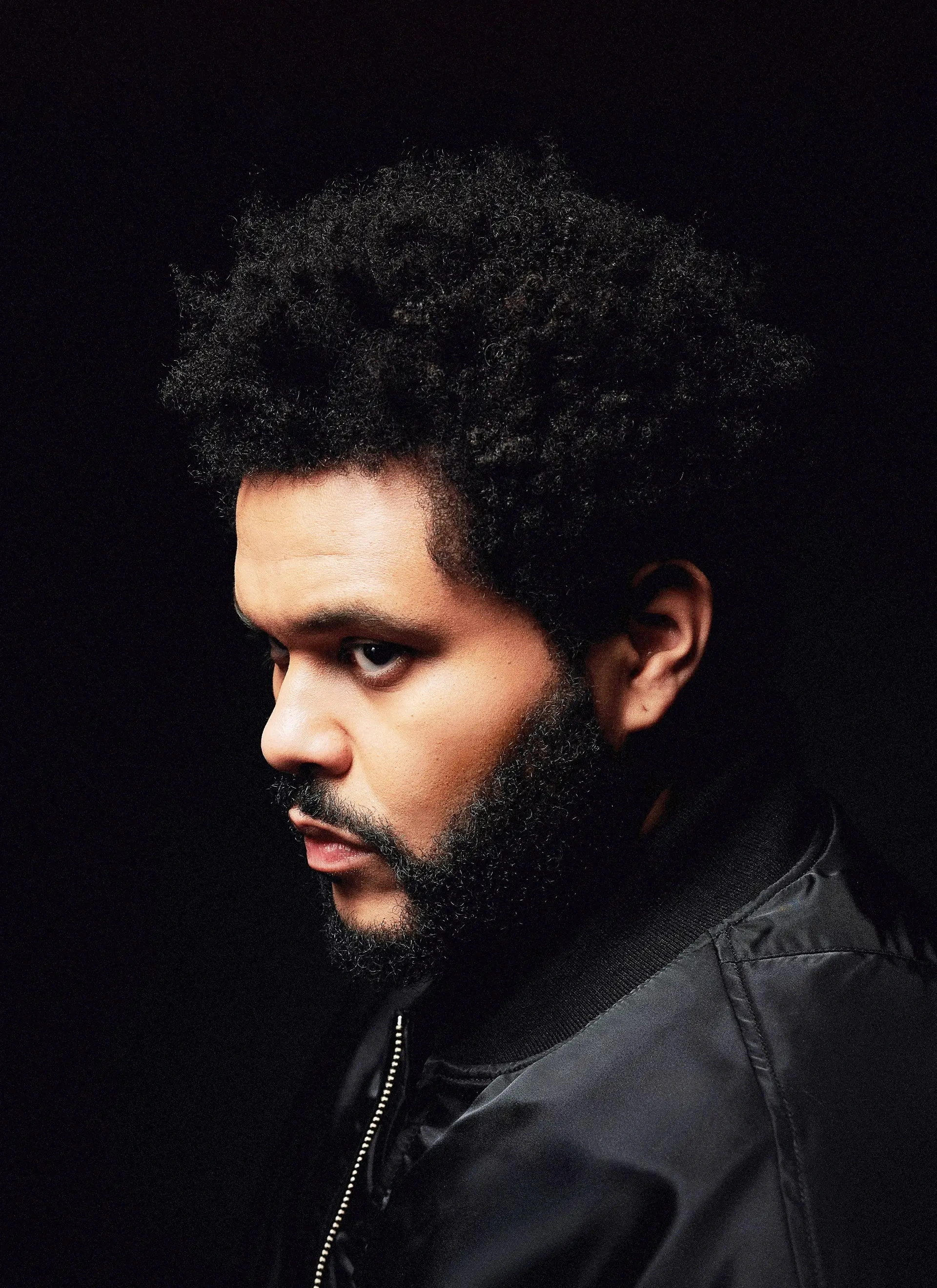 Портрет The Weeknd в профиль - 1