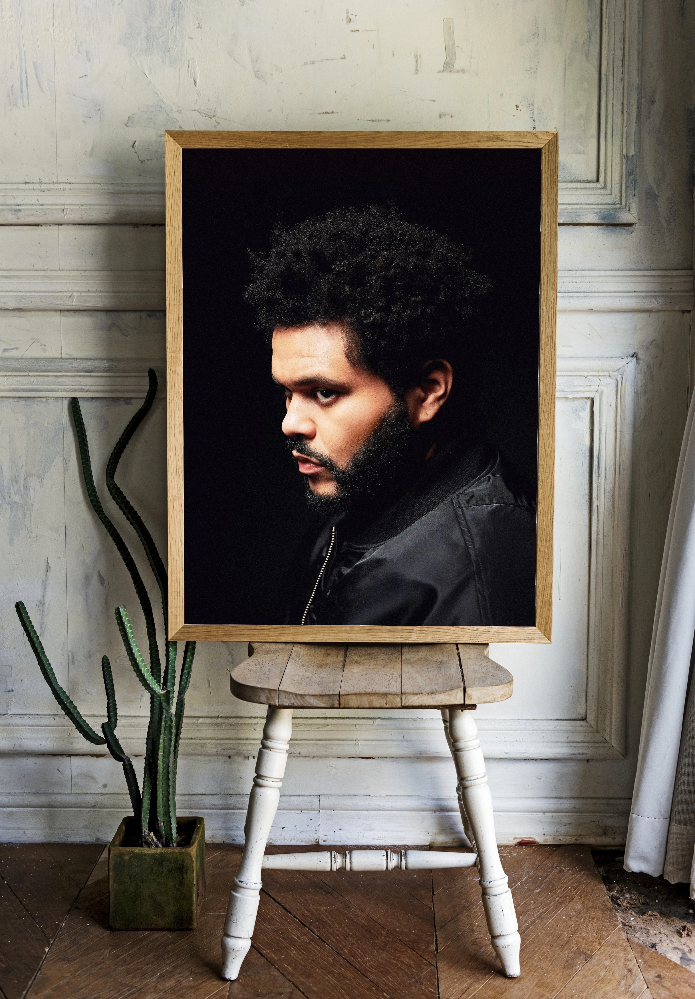Портрет The Weeknd в профиль - 2