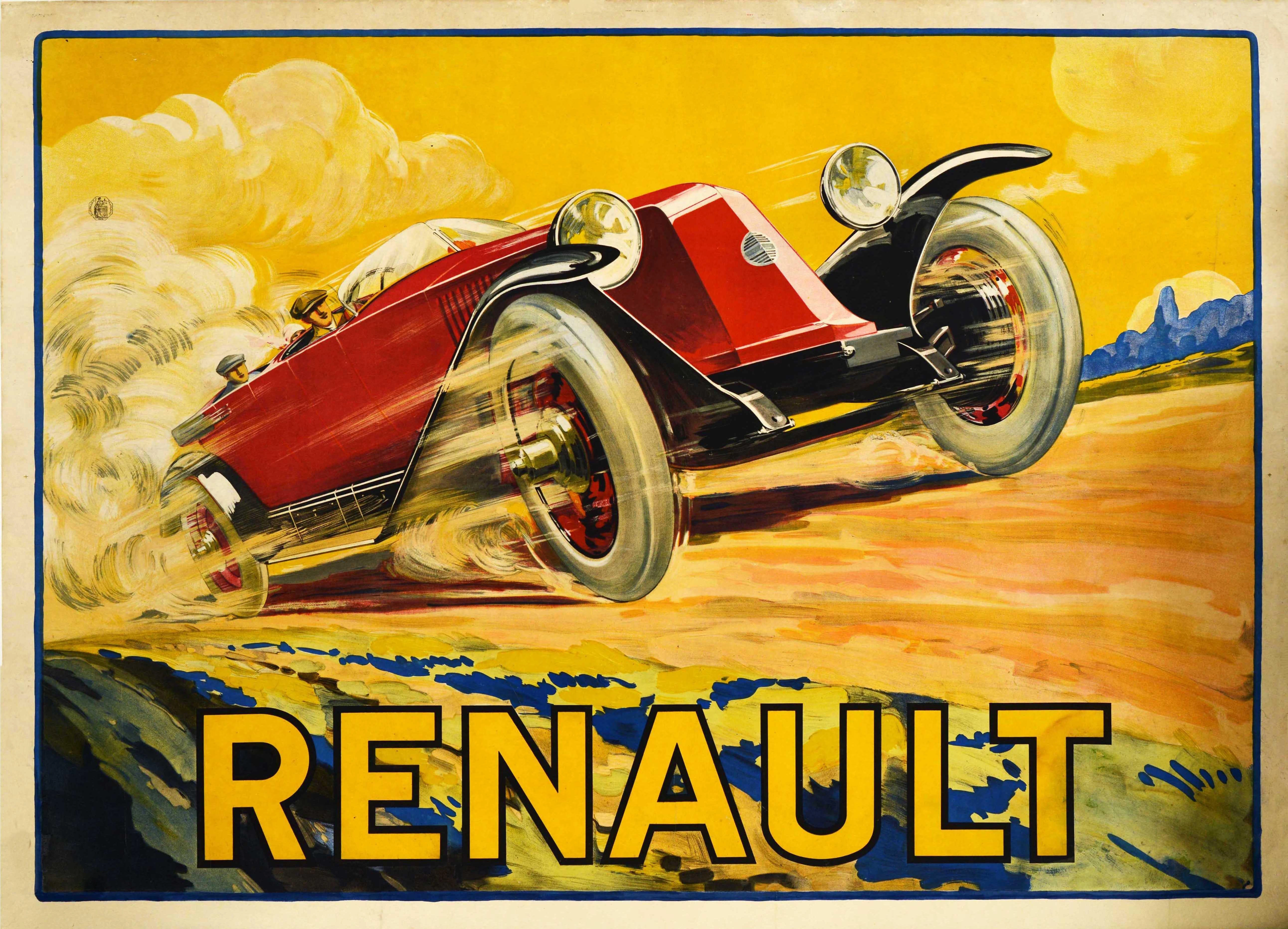 Renault – Красный классический автомобиль - 1
